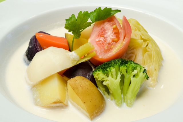 かぶの温野菜スープ